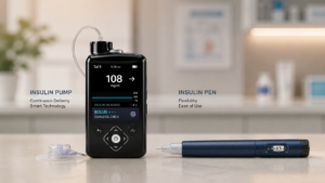 insulin pump vs daily injections