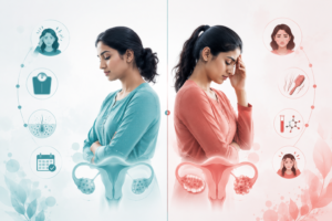 PCOD vs PCOS difference explained by Dr. Shalini Patlolla endocrinologist Hyderabad Kukatpally
