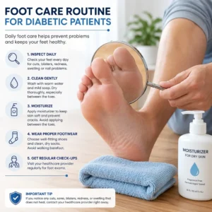diabetic foot care tips for daily foot inspection